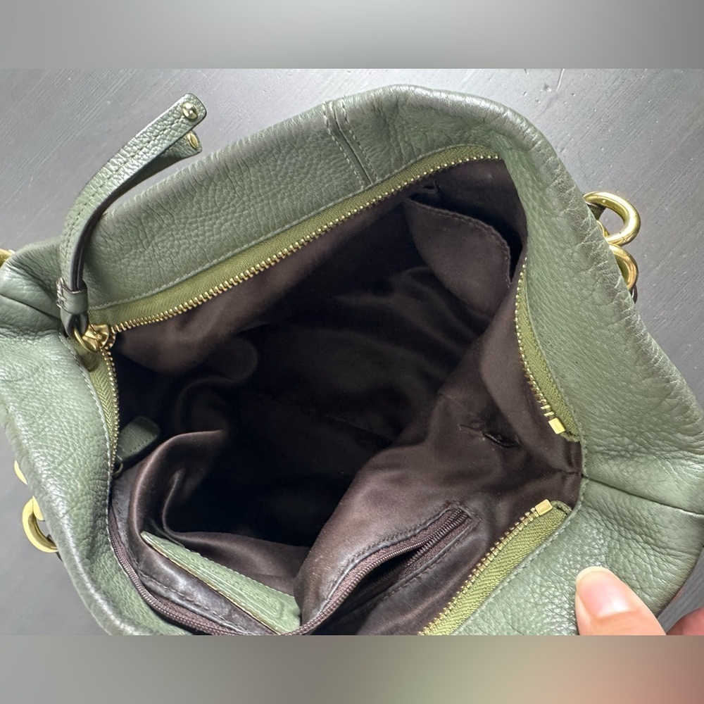 Coach Leather Brooke Hobo F17165 green - Picture 5 of 11